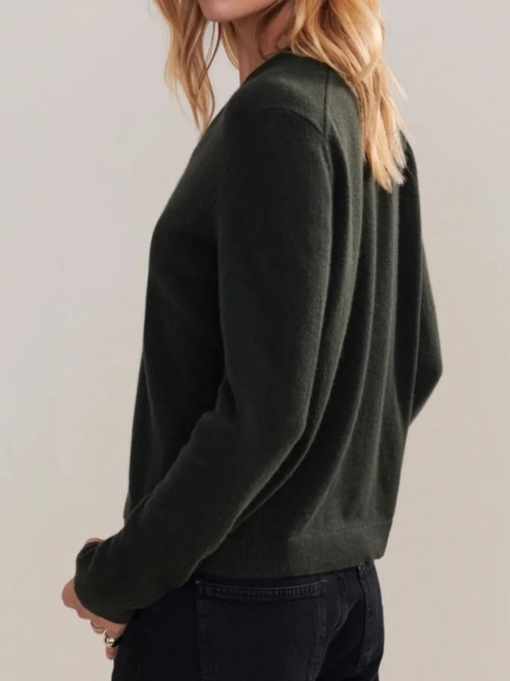 Jenni Kayne Flynn cashmere Sweater size XS in Forest